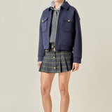 Twill Bonded Bomber Jacket