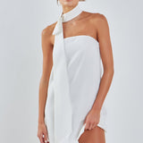 Choker Tie Mini Dress