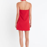 Choker Tie Mini Dress