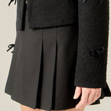 Pleated Mid Rise Skorts