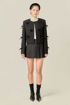 Pleated Mid Rise Skorts