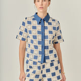 Crochet Patchwork Shirt
