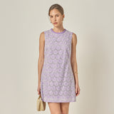 Marina Crochet Lace Mini Dress