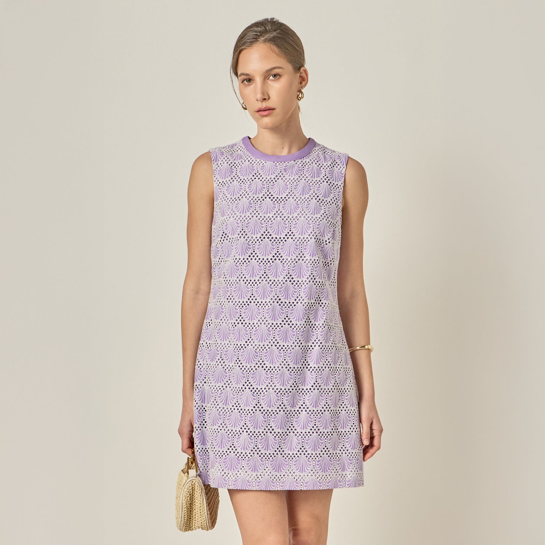 Marina Crochet Lace Mini Dress – English Factory