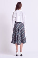 Load image into Gallery viewer, Plaid Midi A Line Skirt
