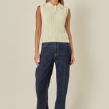 Twist Knit Vest Top