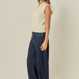 Twist Knit Vest Top
