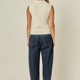 Twist Knit Vest Top