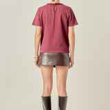 Beaded Bow Tee