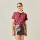 Beaded Bow Tee