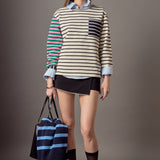 Piper Multi Stripe Tee