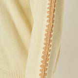 Stitch Detailed Crew Neck Knit