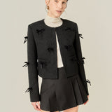 Woven Bow Jacket
