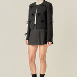Woven Bow Jacket