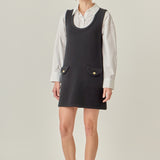 Sleeveless Knit Mini Dress