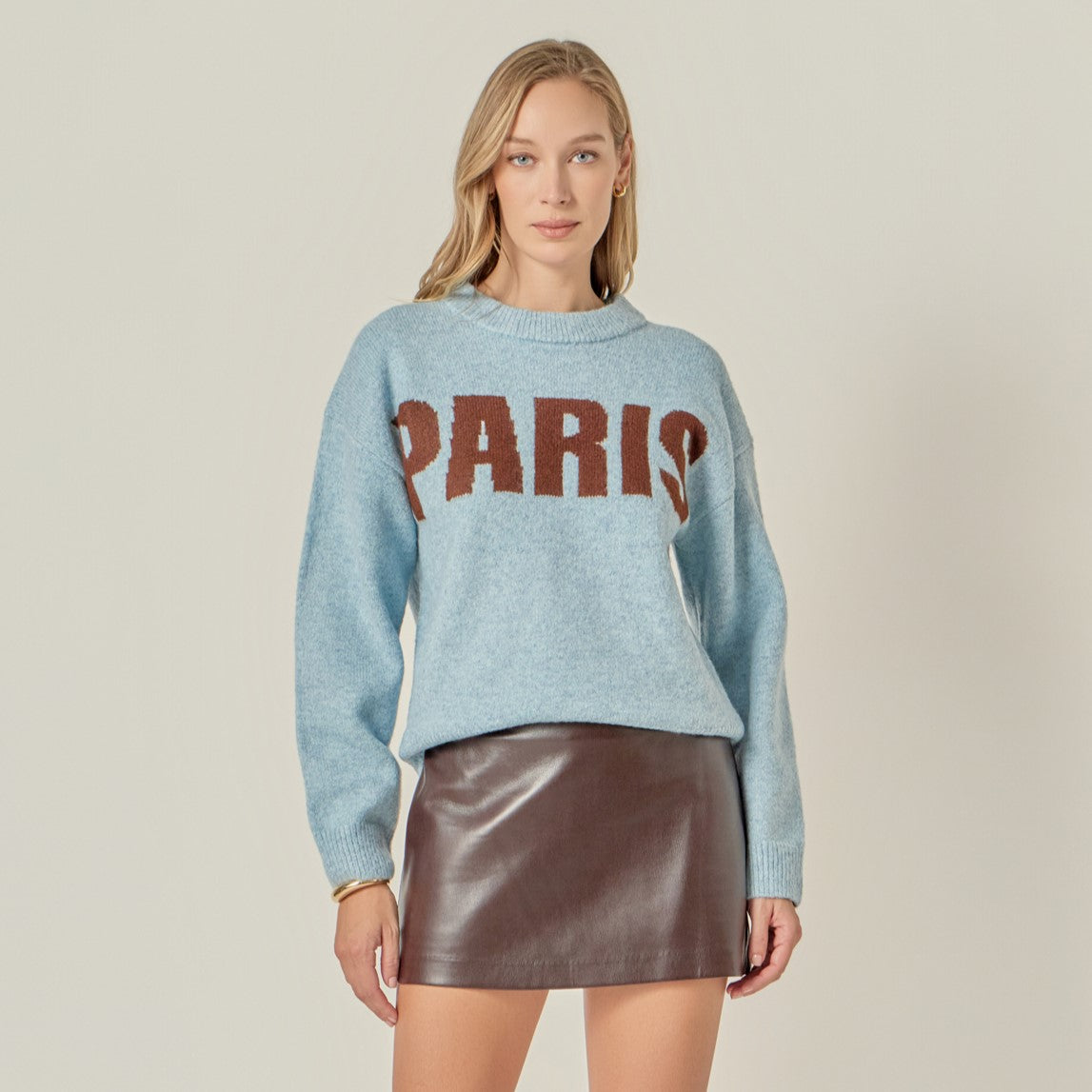 Lettering Sweater