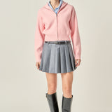 Zip Up Knit Jacket