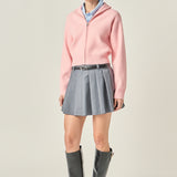 Zip Up Knit Jacket