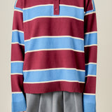 Striped Polo Knit Shirt