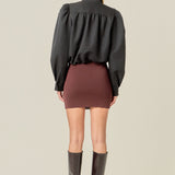 Technical Drawstring Bomber Jacket