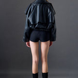 Trench Faux Leather Jacket