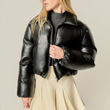 Pleated Knit Mini Skirt