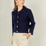 Braided Detail Knitted Cardigan