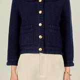 Braided Detail Knitted Cardigan