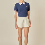 Color Block Polo Shirt