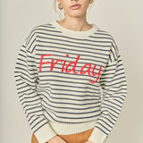 Friday Lettering Sweater
