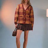 Check Cardigan