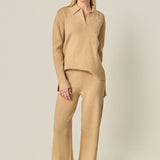 Collared Knit Sweater