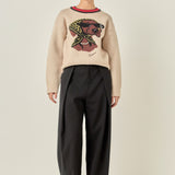 Beaded Dachshund Sweater
