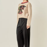 Beaded Dachshund Sweater