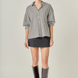 Striped Button Down Shirt