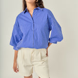 Striped Balloon Shirt