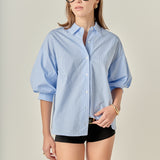 Striped Balloon Shirt