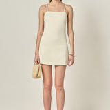 Back Bow Sleeveless Mini Dress