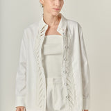 Embroidered Oversized Shirt