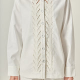 Embroidered Oversized Shirt