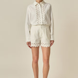 Embroidered Shorts