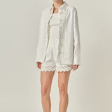 Embroidered Oversized Shirt