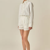 Embroidered Shorts