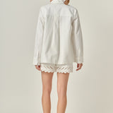 Embroidered Oversized Shirt