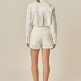 Embroidered Shorts