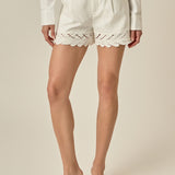 Embroidered Shorts