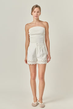 Embroidered Shorts