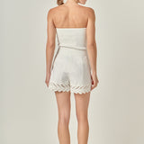 Embroidered Shorts