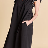 Scallop Midi Dress