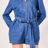 Denim Romper